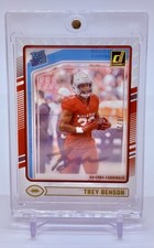 2024 Panini Clearly Donruss Trey Benson #74 Rated Rookie Auto Mosaic #’d/20 SSP