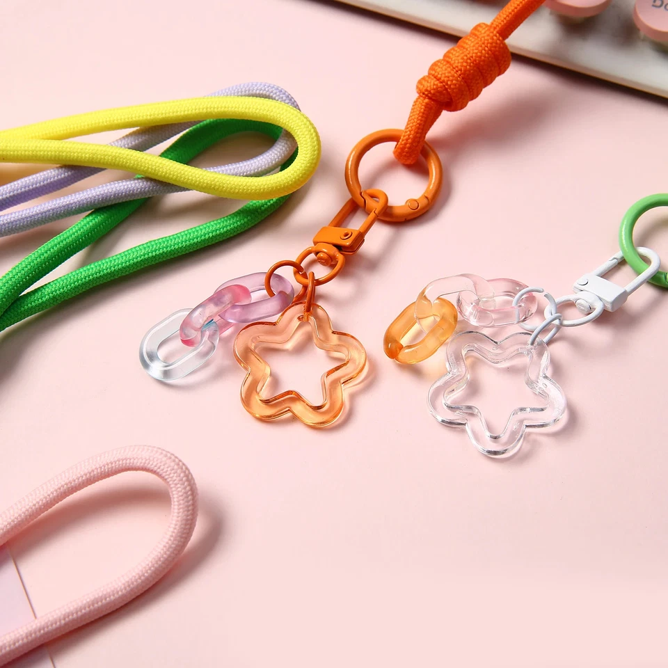 1/2/5/ 10 / 20 Stück bunte geflochtene Lanyard Schlüsselanhänger - Bild 4 von 4
