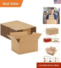 Customizable 10x7x5 Shipping Boxes - 30 Pack Brown Mailers for Small Businesses