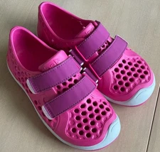Plae Mimo Pink Closed Toe Water Shoes 116170-651 Girls Size  12 Pool Beach