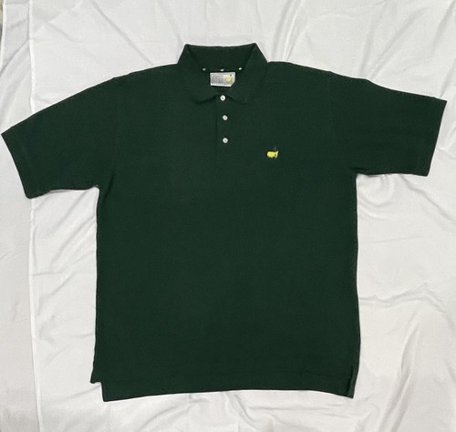 Vintage Masters Golf Polo Shirt Men’s Size XL Green Augusta National Slazenger - Picture 3 of 7