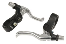 Dia-Compe MX99 bicycle BMX LH and RH brake lever SET - BLACK & SILVER