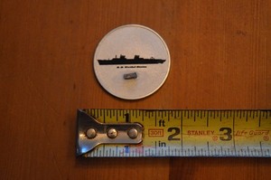 SS United States Coin & Chunk of Metal From Ship - Own a Piece of the Big U!