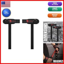 Ekkovision EKKO Weight Lifting Straps With Cuffed D Ring, Wrist Support