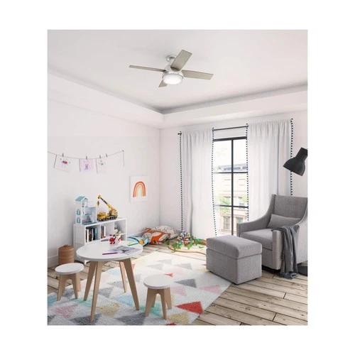 Hunter 50282 Dempsey Ceiling Fan 44 inches Brushed Nickel - Picture 4 of 11