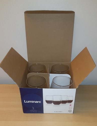 Luminarc Cachet Stemless Wine Glasses, 17oz, New Old Stock - Picture 6 of 10