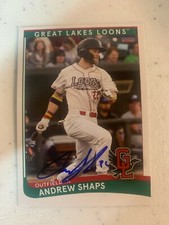 Andrew Shaps Signed Card 2021 Great Lake Loons Got Signed In Person