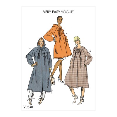 Vogue Schnittmuster V9340 - Jacke - Mantel - weiter Schnitt