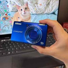 Nikon Coolpix S6200 16.0MP Digital Camera Blue