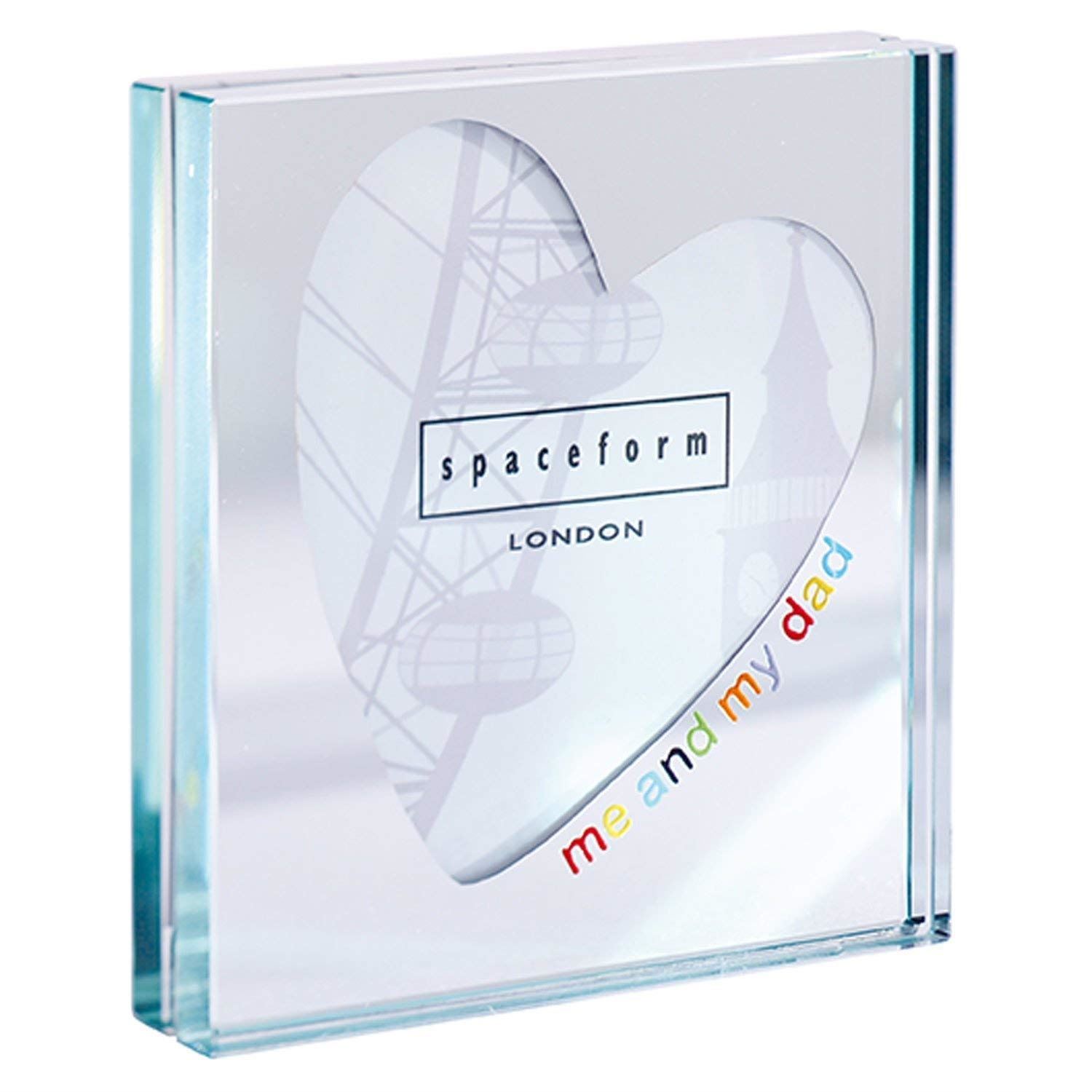Dad Photo Frame Father's Day Me & My Dad Glass Picture Frame - Spaceform