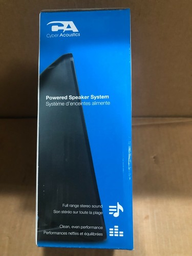 Cyber Acoustics Curve Sonic 2" High Computer Speaker System 3 Watts-CA2050 NEW - Picture 5 of 8