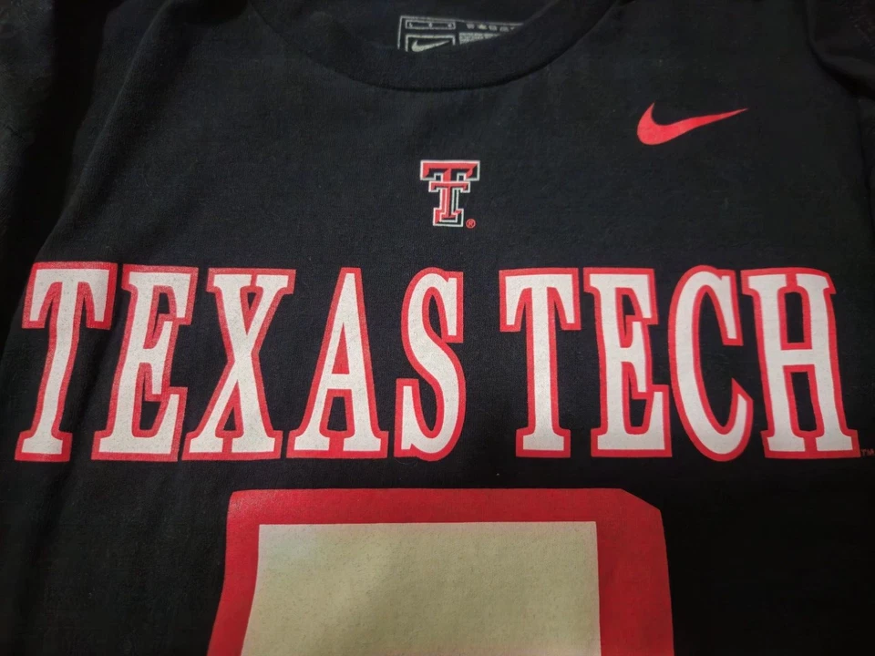 Nike Texas Tech Red Raider #5 T Shirt Size L - Image 3 of 4
