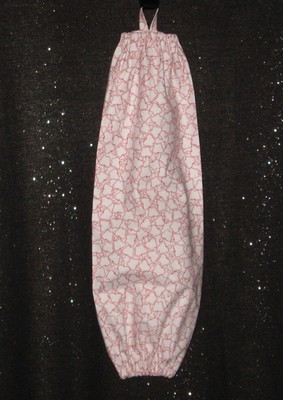 Handmade Grocery Bag/Rag Dispenser - Apples - Red and White | eBay