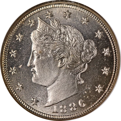 1886 Liberty V Nickel Proof CAC Sticker NGC PF65 LOOKS BETTER Superb Eye Appeal
