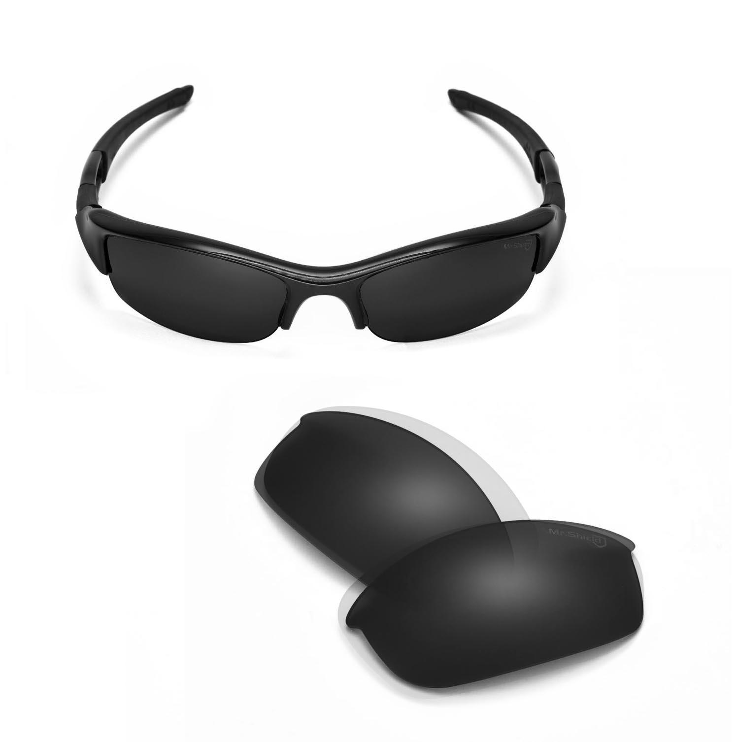 Walleva Replacement Lenses for Oakley Flak Jacket Sunglasses Multiple