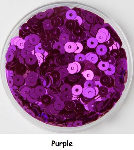 2000 Round 3MM Loose Sequins Flat Sewing Crafts Trim Costume - 47 COLOURS 1428 - Picture 30 of 50