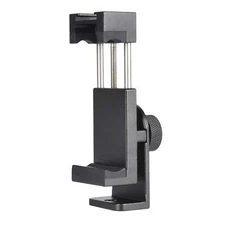 Metal Phone Holder Adapter Clip Cold Shoe Tripod Mount for Smartphone Micrphone