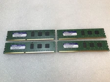 Lot of 4 Innodisk Actica 4GB 1600MHz PC3-12800R Registered ECC ACT4GHR72N8J1600S