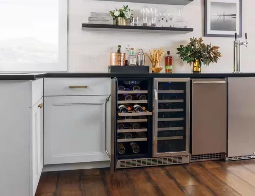 🌞 🌞EdgeStar Dual Zone 56-Bottle Built In and Free Standing Wine Cooler - Picture 3 of 6