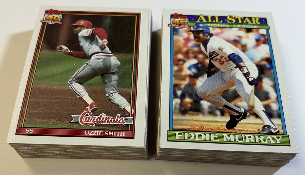 1991 Topps 40 Years of Baseball Trading Card Lot, 73 Cards | eBay