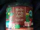 BATH & BODY WORKS WINTER CANDY APPLE 3 wick 14.5 oz soy JAR CANDLE NEW!! — photo 4