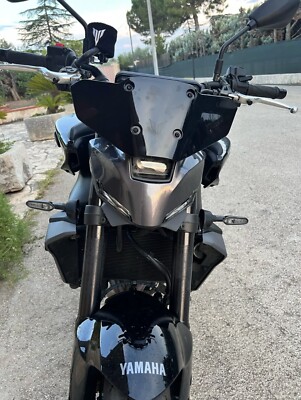 Yamaha MT 09 MT-09 SP 2024/25 schwarz smoked Windschild Windschutzscheibe mit Armaturen
