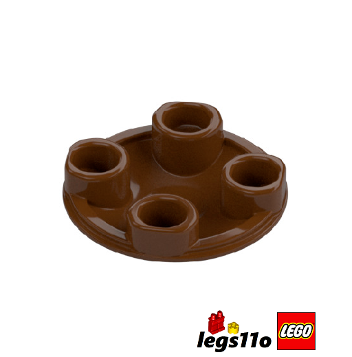 LEGO 2654 / 28558 NEW Round Plate 2x2 Inverted Slide Shoe - Pack