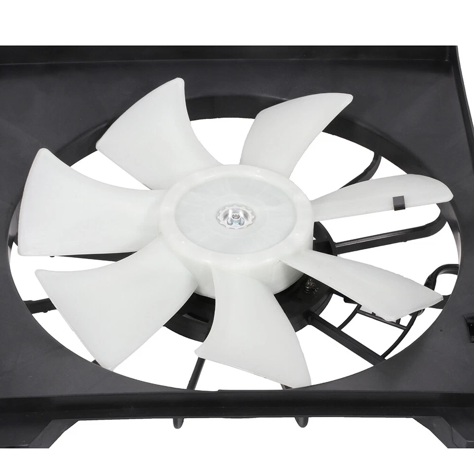 Condenser and Cooling Fan Assembly For 2008 2009 2010 2011 2012 Honda Accord Foto 3 de 4