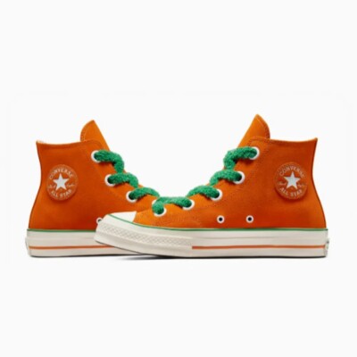 NEW Size 8.5 Converse Chuck 70 x Willy Wonka 'Oompa Loompa' Shoes