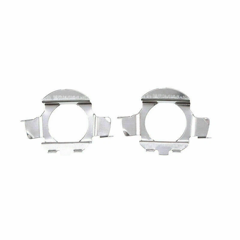10X H7 HID Xenon Bulbs Base Holders Adapters Retainer Clips Kit Metal socket - Image 3 of 4