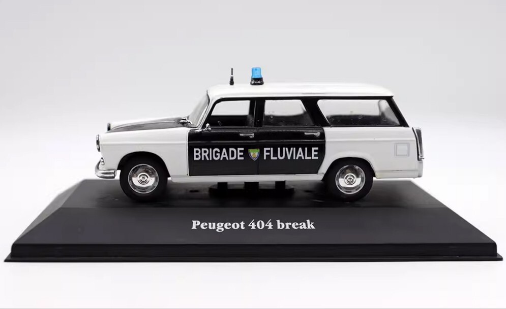 Atlas 1 43 alloy car PEUGEOT 404 BREAK Peugeot 404 police car