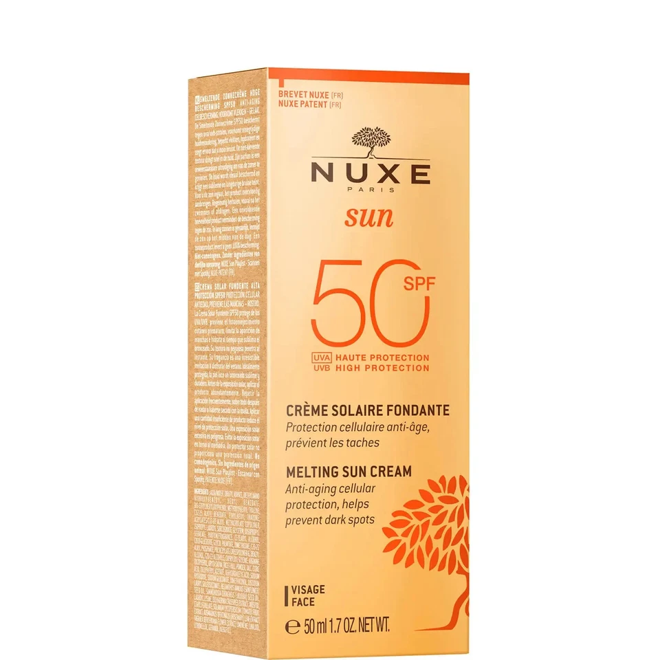 Nuxe Sun Crema Solare Fondente Alta Protezione SPF 50 Viso Anti Età 50 ml - Immagine 4 di 4