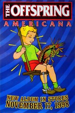 The Offspring - Americana (1998) Album Promo Poster, Original, SS, VG, Rolled