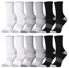 Tipi Toe 12 Pair Cushioned Running Socks for Women - Blend of Comfort and Per...