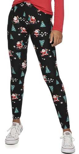 Black Christmas Leggings Size XS | eBay