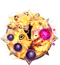 Naruto Six Paths V2 Weatherproof Naruto Anime Sticker 6" Car Decal