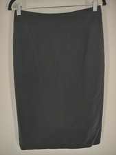 Express Design Studios Women's Pencil Skirt Size 2 Black With Blue... 013