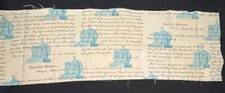 Vintage Gettysburg Address Fabric