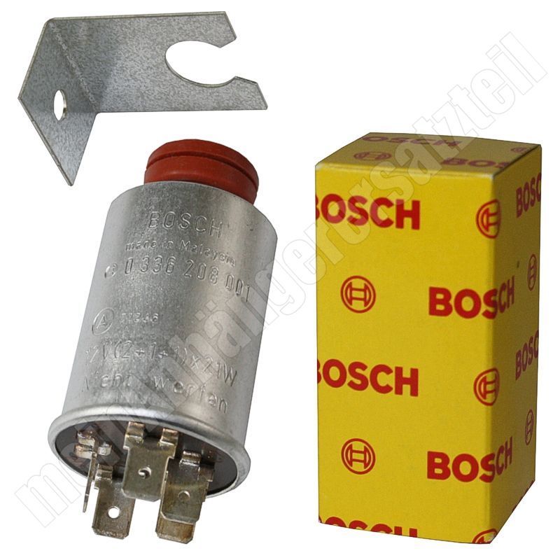 Bosch Blinkrelais 12V 0336208001 - Blinkgeber Für Auto & Motorrad