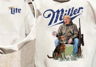Trump Miller Lite Hunting T-Shirt or Hoodie