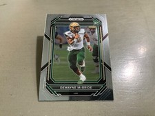2023 PANINI DRAFT PICKS PRIZM FOOTBALL BASE RC ROOKIE 131 DEWAYNE MCBRIDE