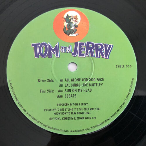 Tom And Jerry – All Alone Wid Dog Face (12″) Tom & Jerry ‎– SHELL 006 [JUNGLE] - Zdjęcie 1 z 8