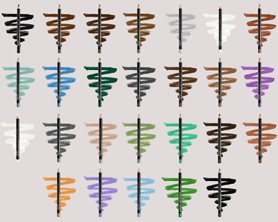 NYX Slim Eye Pencil, Long Wearing Eyeliner Pencil - Choose Shade