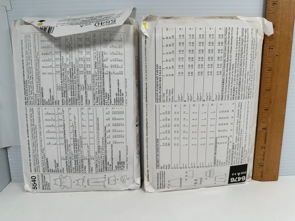 1 1 Girls Toddler McCalls's Simplicity Sewing Patterns CUT Sz 2-8 Child - Image 3 of 4