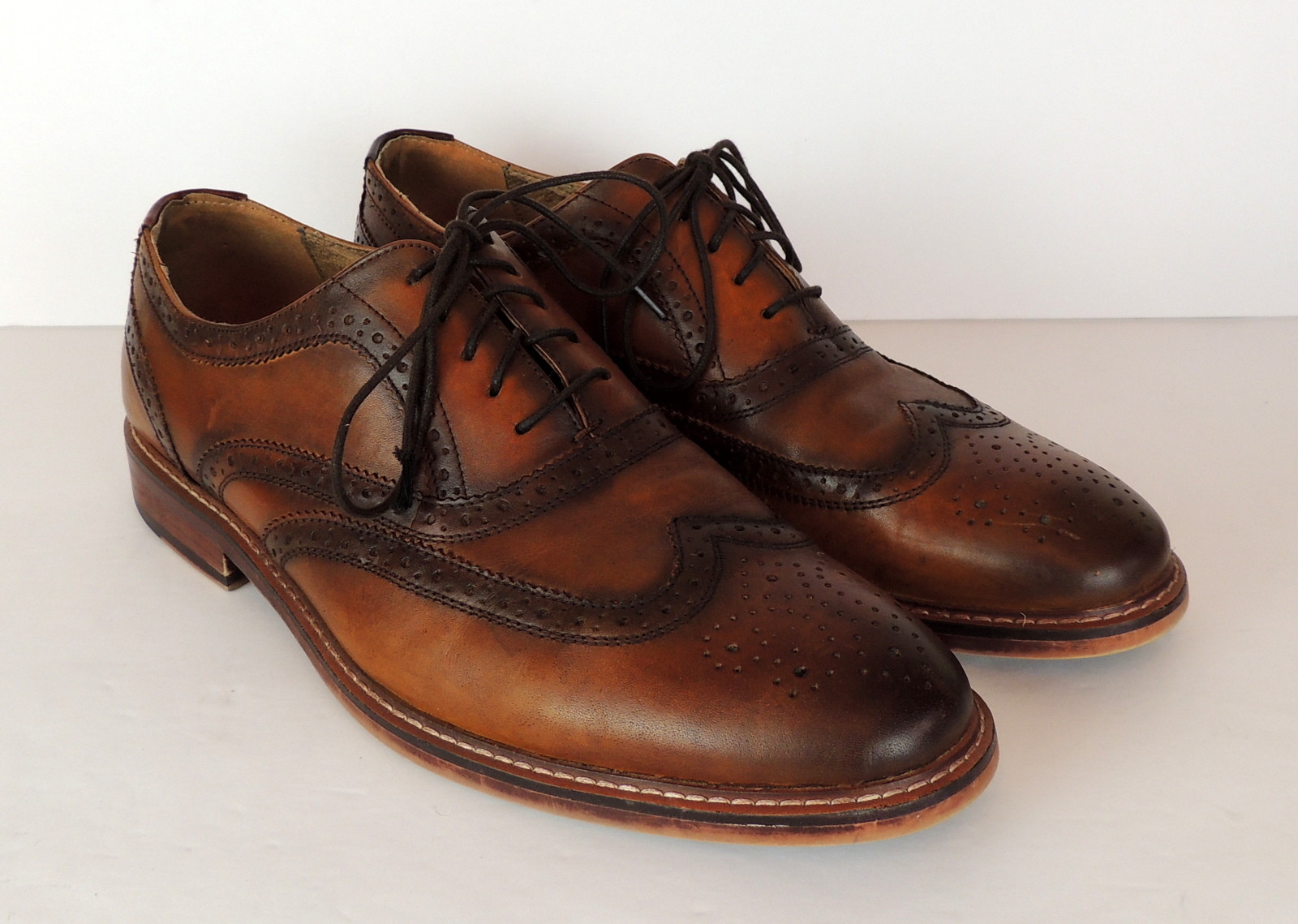 Steve Madden Mens 12 Wing Tip Shoes 