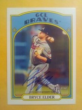 2021 Topps Certified Heritage Bryce Elder Rookie RC Auto on Card Signature READ