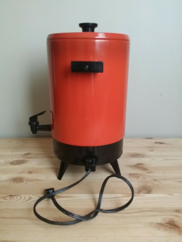 Retro Red West Bend Electric Coffee Percolator 12-30 Cup 1969 - Picture 3 of 11