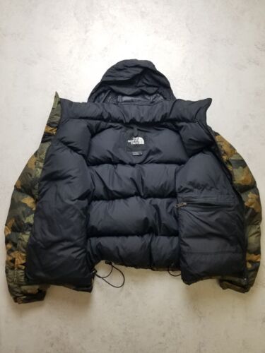 The North Face 1996 Retro Nuptse Puffer Down Camo Packable Jacket Size L - Picture 5 of 21