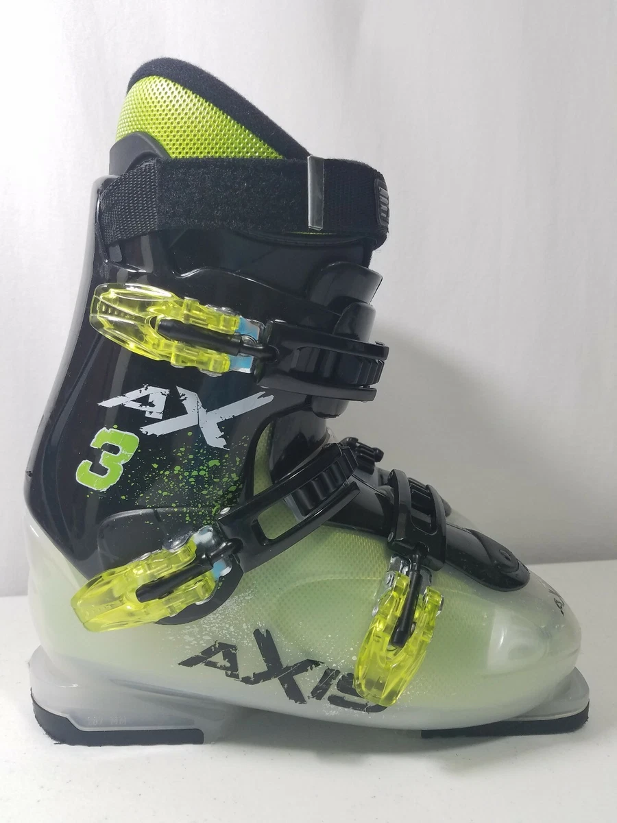 Axis AX 3 Mens Green Ski Boots Size 7.5 Mondo 25.5 287mm