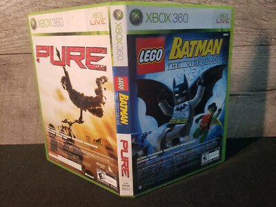 LEGO Batman and PURE Microsoft Xbox 360 Dual Game Bundle Complete Tested  Works